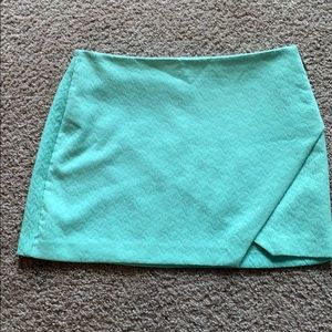 Mint Green mini skirt
